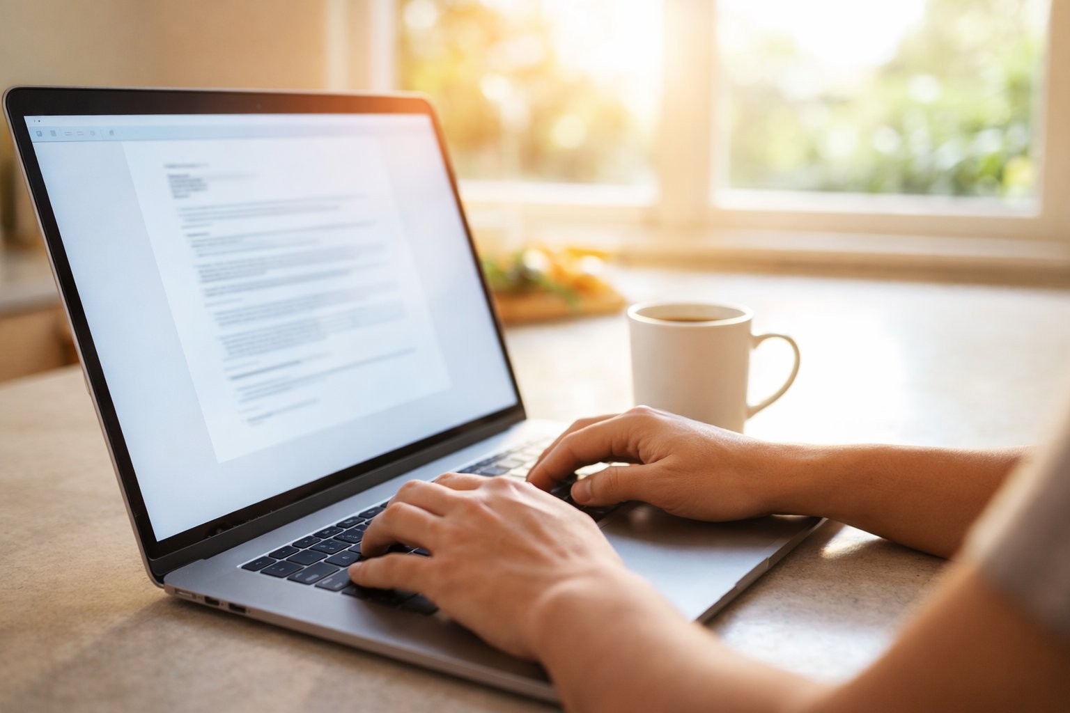 Preparing Diy Consent Orders From A Template At Home Table